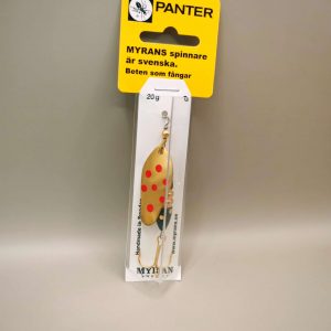 Myran Panter Prickig 20g Spinner Gold