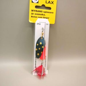 Myran Tuna Lax 25g Spinner Black