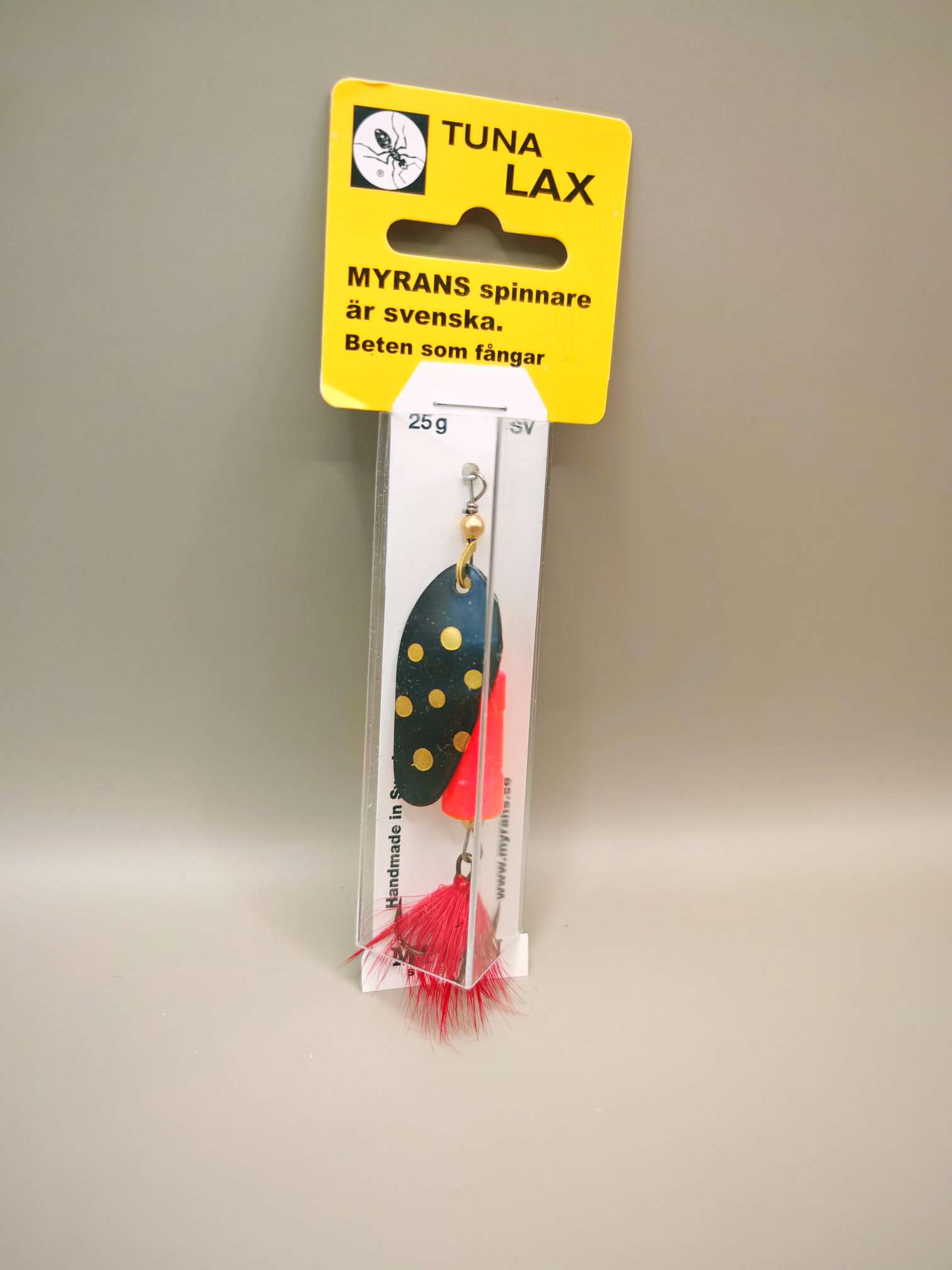 Myran Tuna Lax 25g Spinner Black