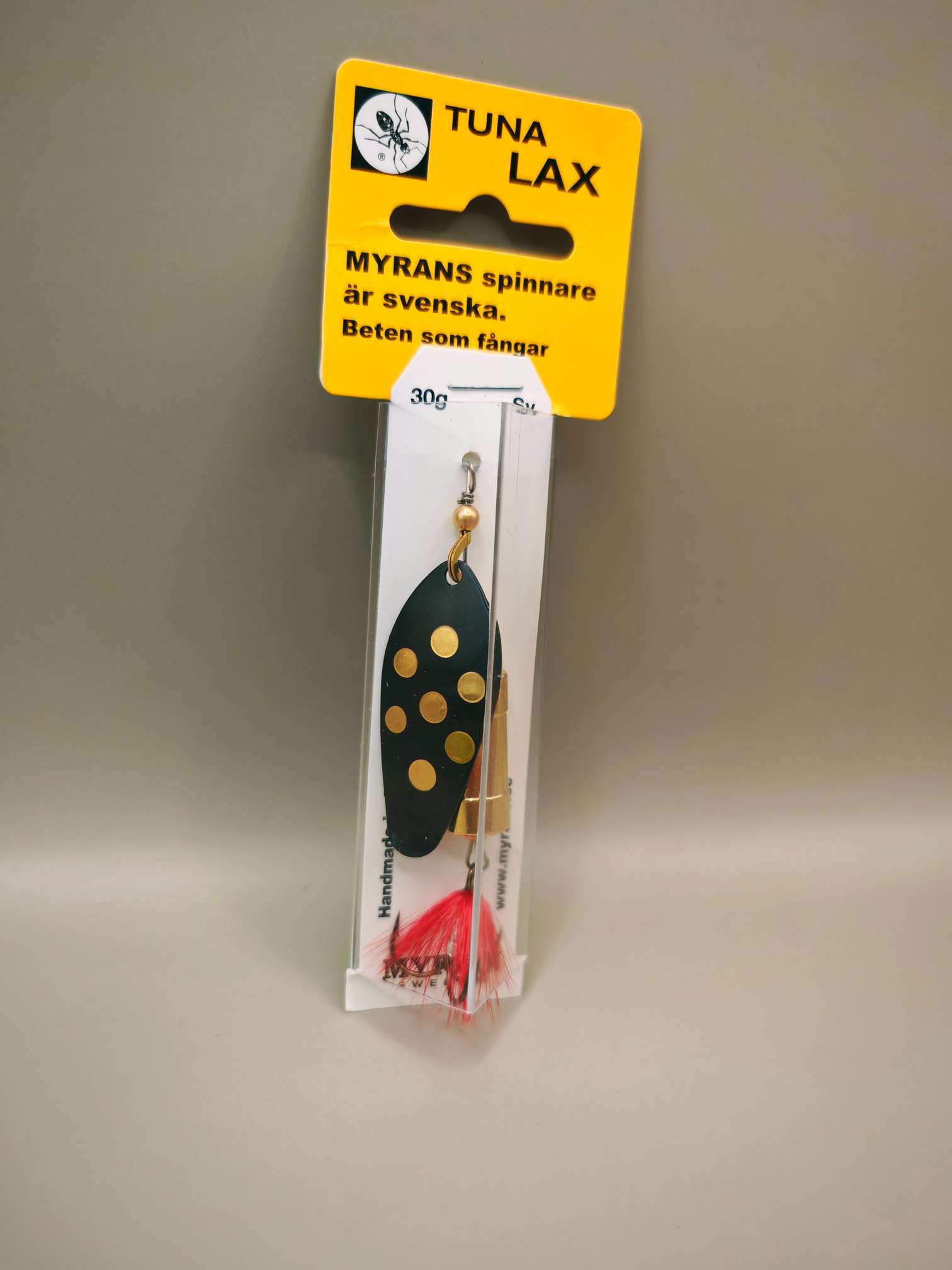 Myran Tuna Lax 30g Spinner Black