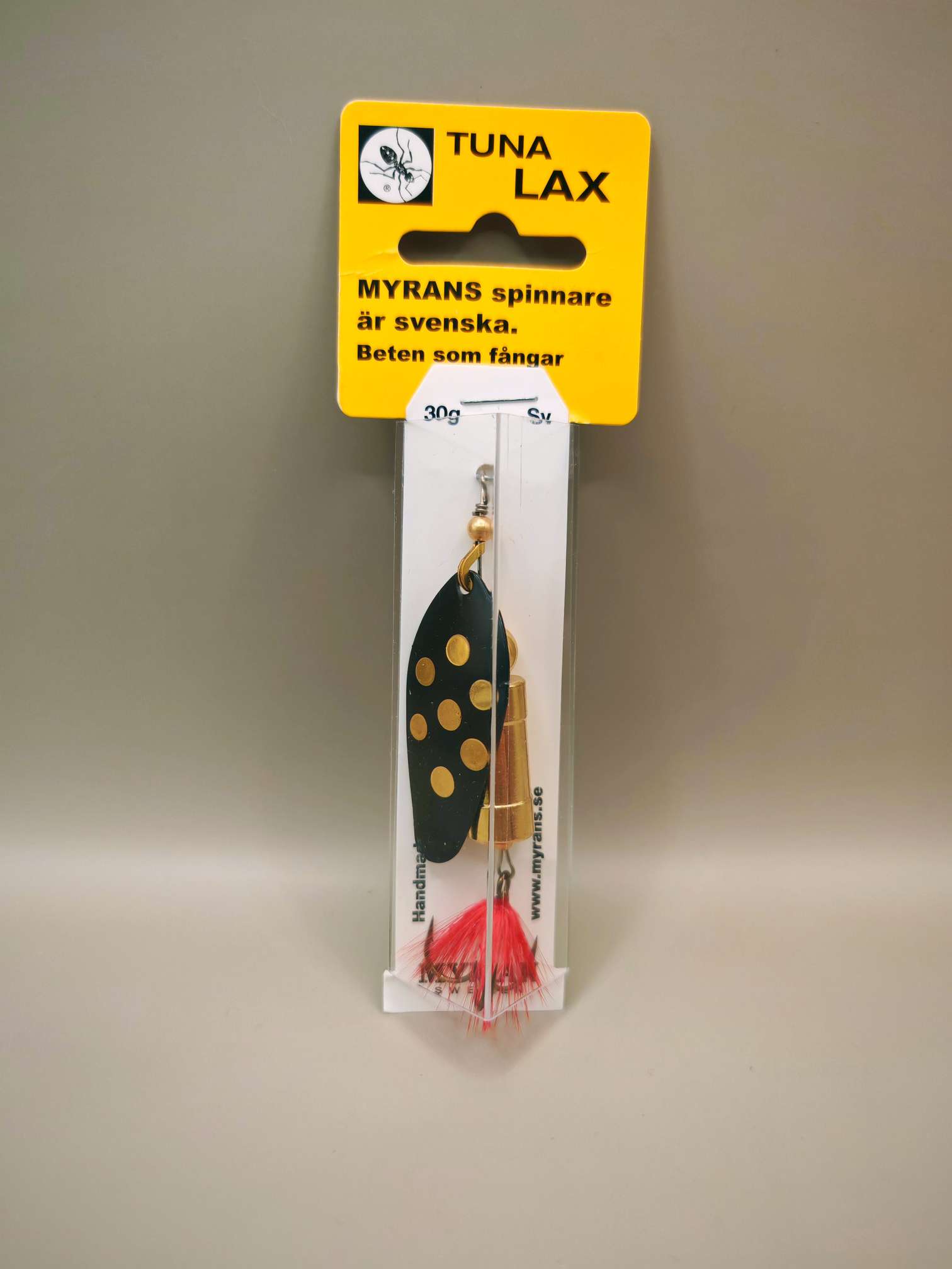 Myran Tuna Lax 30g Spinner Black